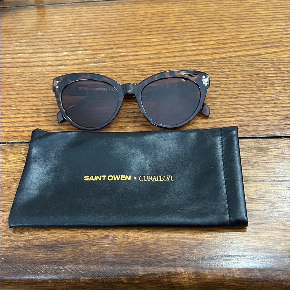 Saint Owen x Curateur Tortoise Sunglasses